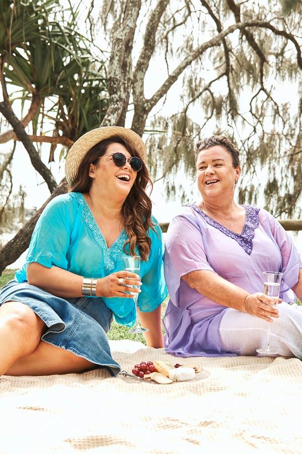 Theia and Asteria Short Kaftans, Laloom Kaftans