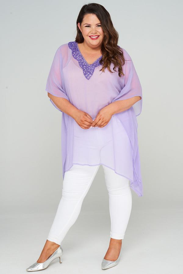 Theia Short Kaftan, Laloom Kaftans